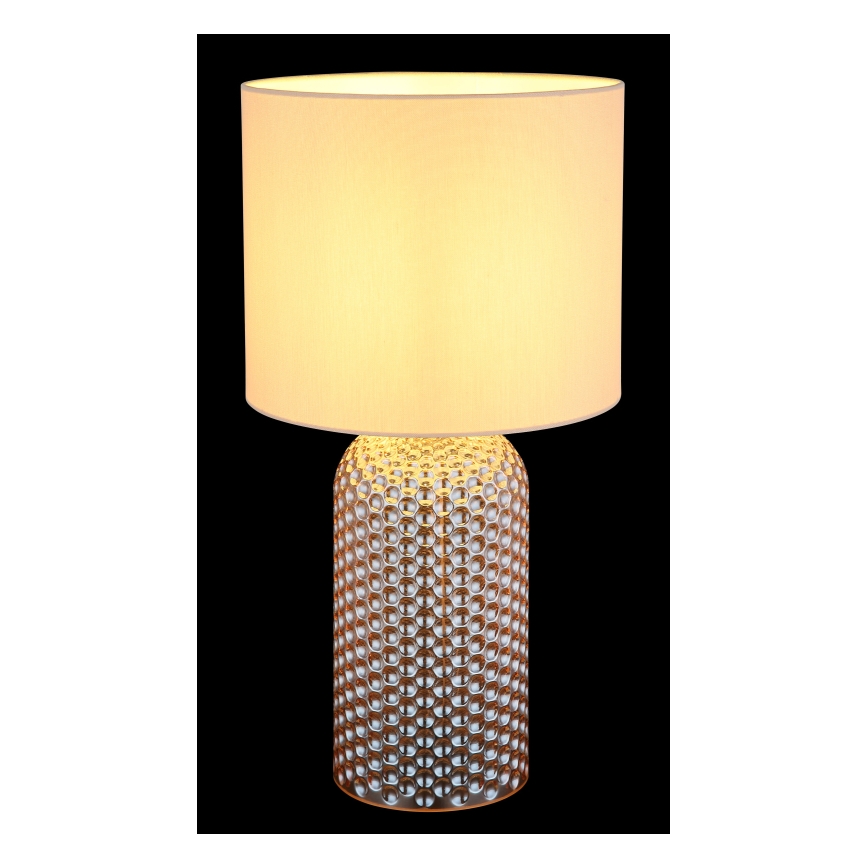 Globo - Tischleuchte 1xE27/60W/230V beige