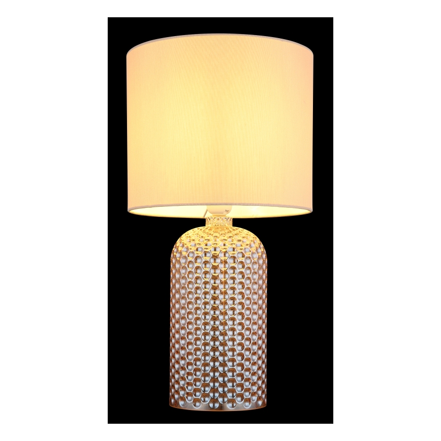 Globo - Tischleuchte 1xE27/60W/230V beige