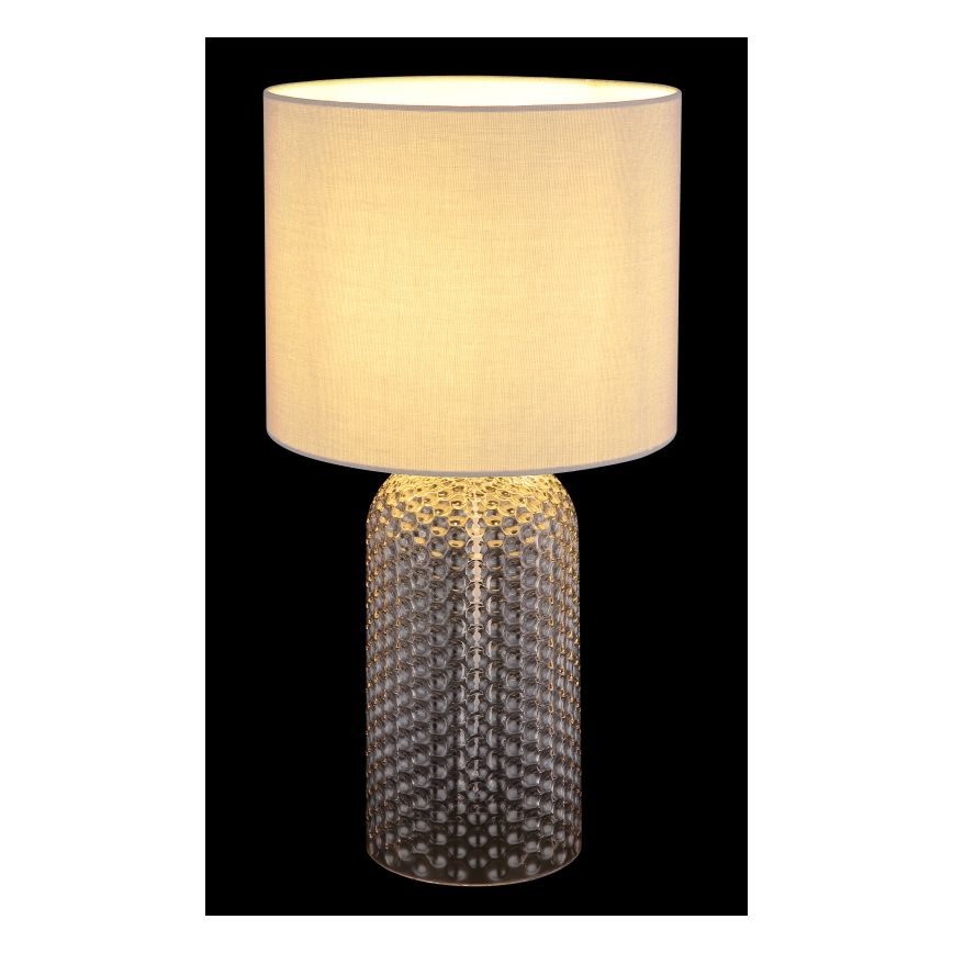 Globo - Tischleuchte 1xE27/60W/230V grau