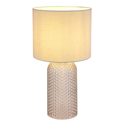 Globo - Tischleuchte 1xE27/60W/230V grau