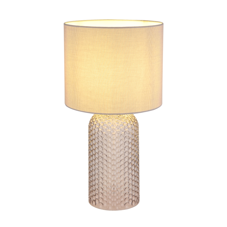 Globo - Tischleuchte 1xE27/60W/230V grau