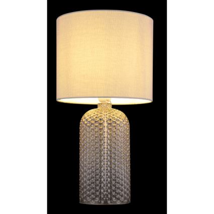 Globo - Tischleuchte 1xE27/60W/230V grau