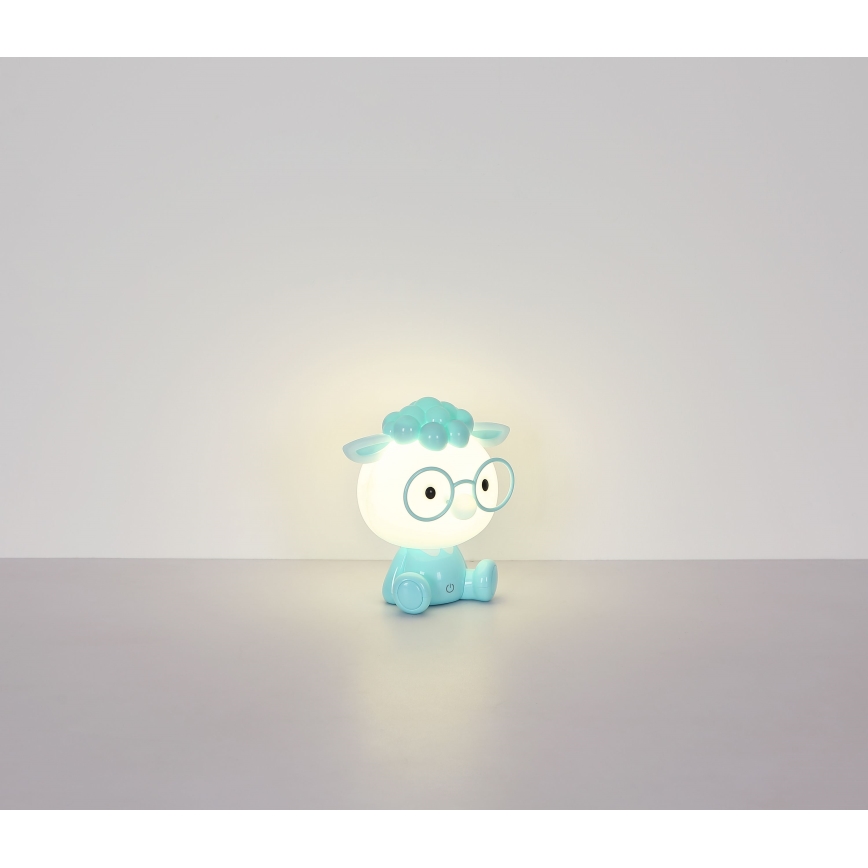 Globo - LED dimmbare wiederaufladbare Kinder-Nachtlampe LED/1W/5V 500 mAh blau