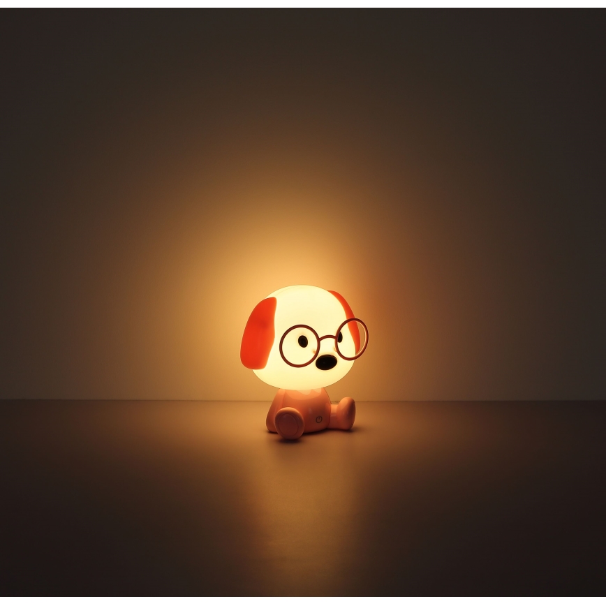 Globo - LED dimmbare wiederaufladbare Kinder-Nachtlampe LED/1W/5V 500 mAh rosa