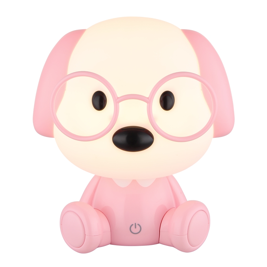 Globo - LED dimmbare wiederaufladbare Kinder-Nachtlampe LED/1W/5V 500 mAh rosa