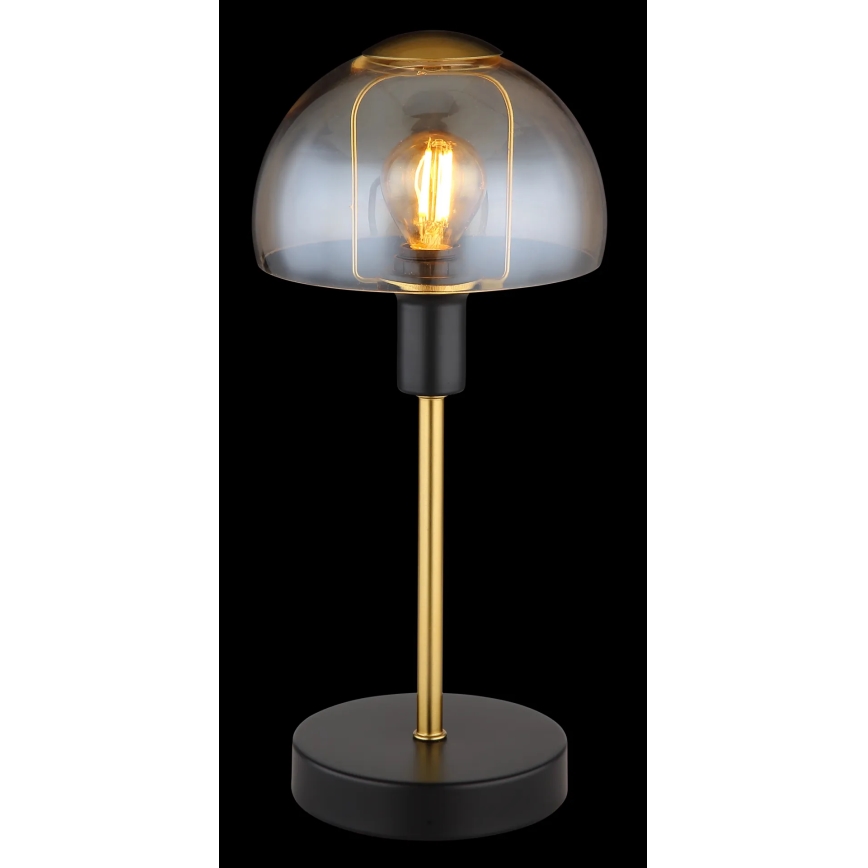 Globo - Tischleuchte mit Touch-Funktion 1xE14/25W/230V schwarz/golden
