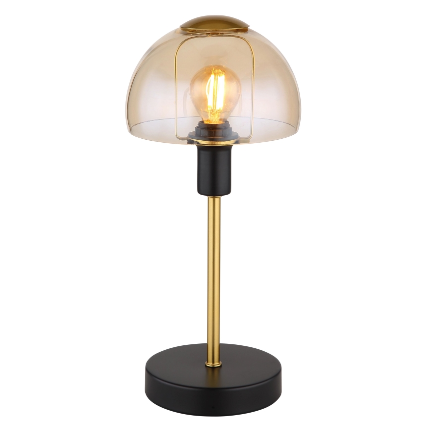 Globo - Tischleuchte mit Touch-Funktion 1xE14/25W/230V schwarz/golden
