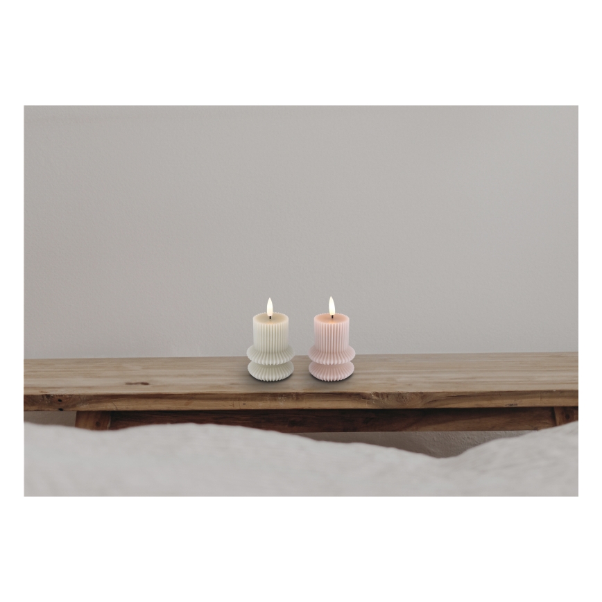 Globo - SET 2x LED-Kerze LED/0,06W/3V 1xCR2032 210 mAh