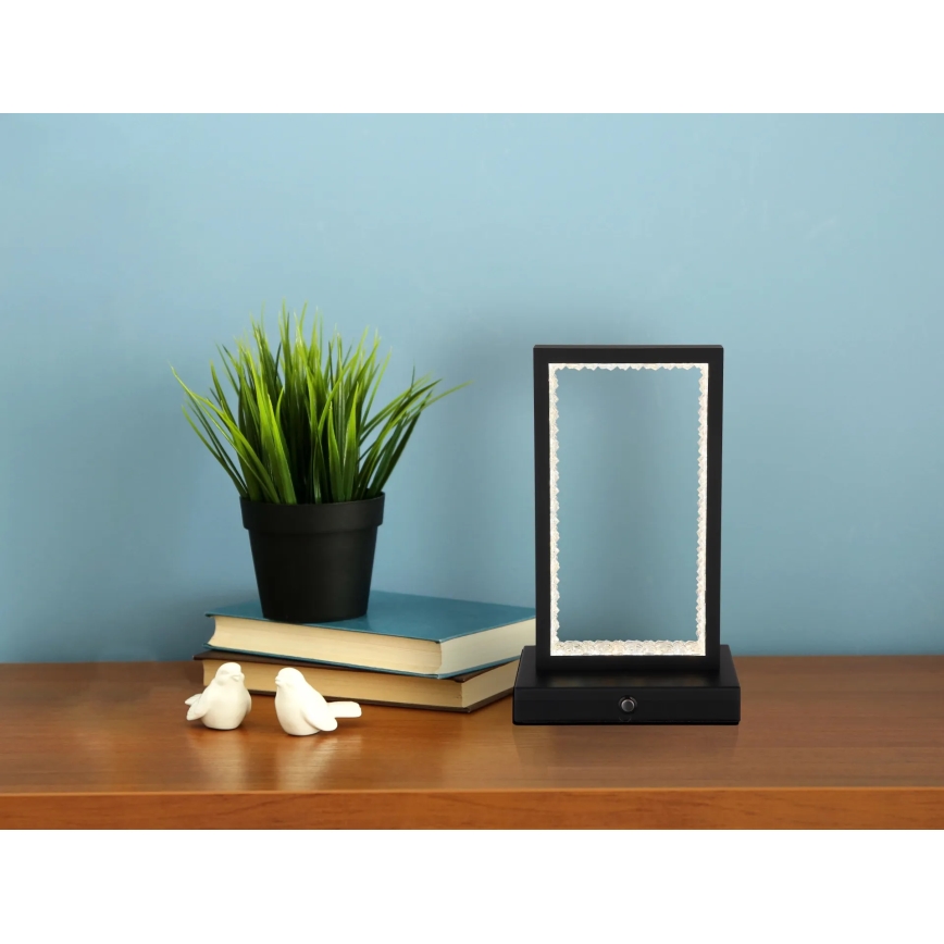 Globo - LED dimmbare Touch-Tischlampe LED/3W/3,7V 2700K/4000K/6500K 1800 mAh USB schwarz