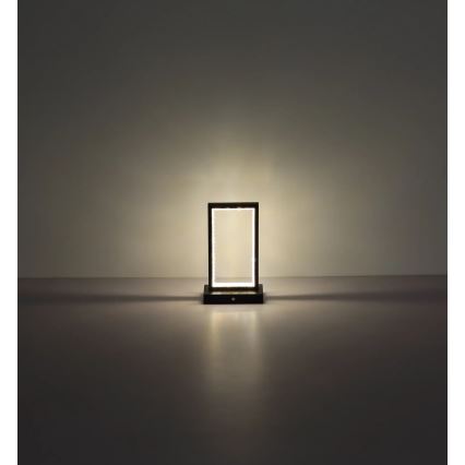 Globo - LED dimmbare Touch-Tischlampe LED/3W/3,7V 2700K/4000K/6500K 1800 mAh USB schwarz