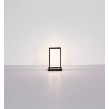 Globo - LED dimmbare Touch-Tischlampe LED/3W/3,7V 2700K/4000K/6500K 1800 mAh USB schwarz