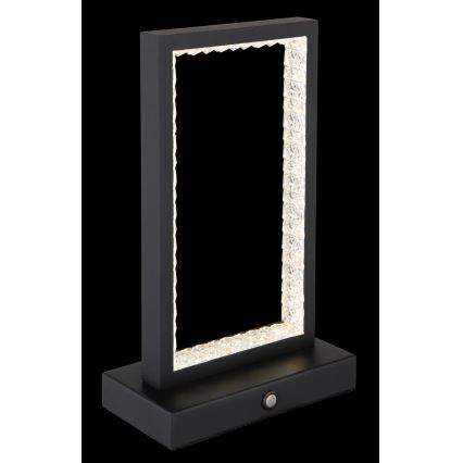 Globo - LED dimmbare Touch-Tischlampe LED/3W/3,7V 2700K/4000K/6500K 1800 mAh USB schwarz