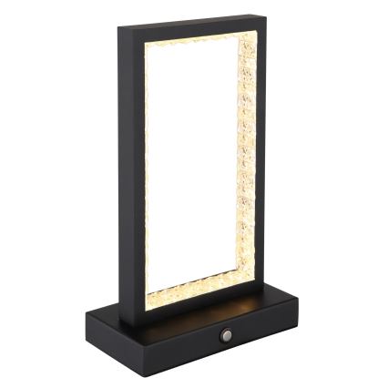 Globo - LED dimmbare Touch-Tischlampe LED/3W/3,7V 2700K/4000K/6500K 1800 mAh USB schwarz