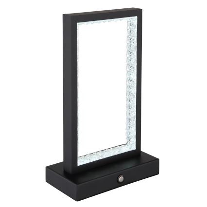 Globo - LED dimmbare Touch-Tischlampe LED/3W/3,7V 2700K/4000K/6500K 1800 mAh USB schwarz