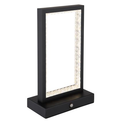 Globo - LED dimmbare Touch-Tischlampe LED/3W/3,7V 2700K/4000K/6500K 1800 mAh USB schwarz