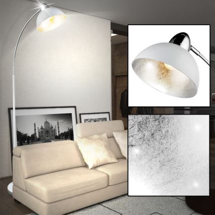 GLOBO 24703SW - Stehlampe ANITA 1xE27/40W/230V