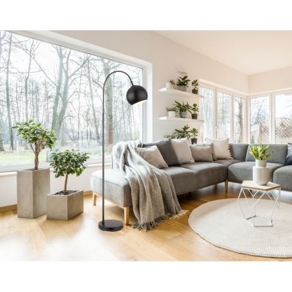 Globo - Stehleuchte 1xE27/60W/230V schwarz