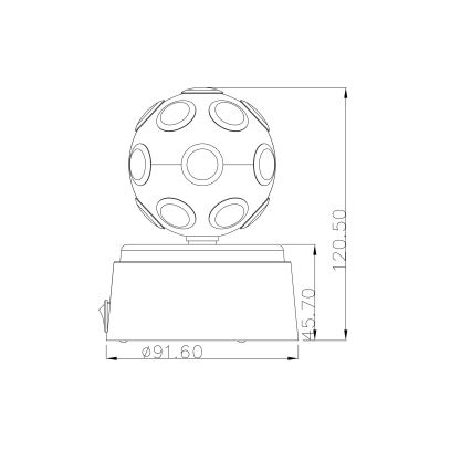 Globo - LED Dekorationslampe 1xLED/0,06W/3xAA