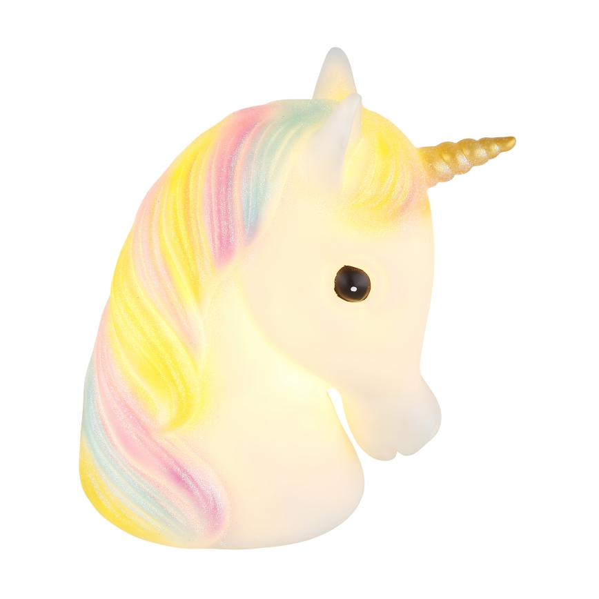 Globo - LED Kinder-Nachtlicht LED/1W/230/4,5V 3xAA Einhorn