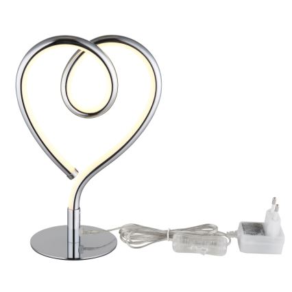 Globo - LED-Tischleuchte LED/6W/230V glänzendes Chrom