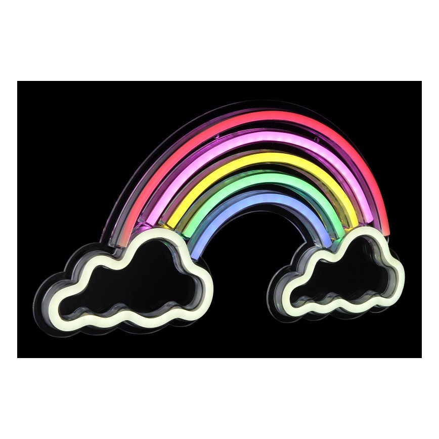 Globo - LED Neon-Wanddekoration LED/3W/USB Regenbogen