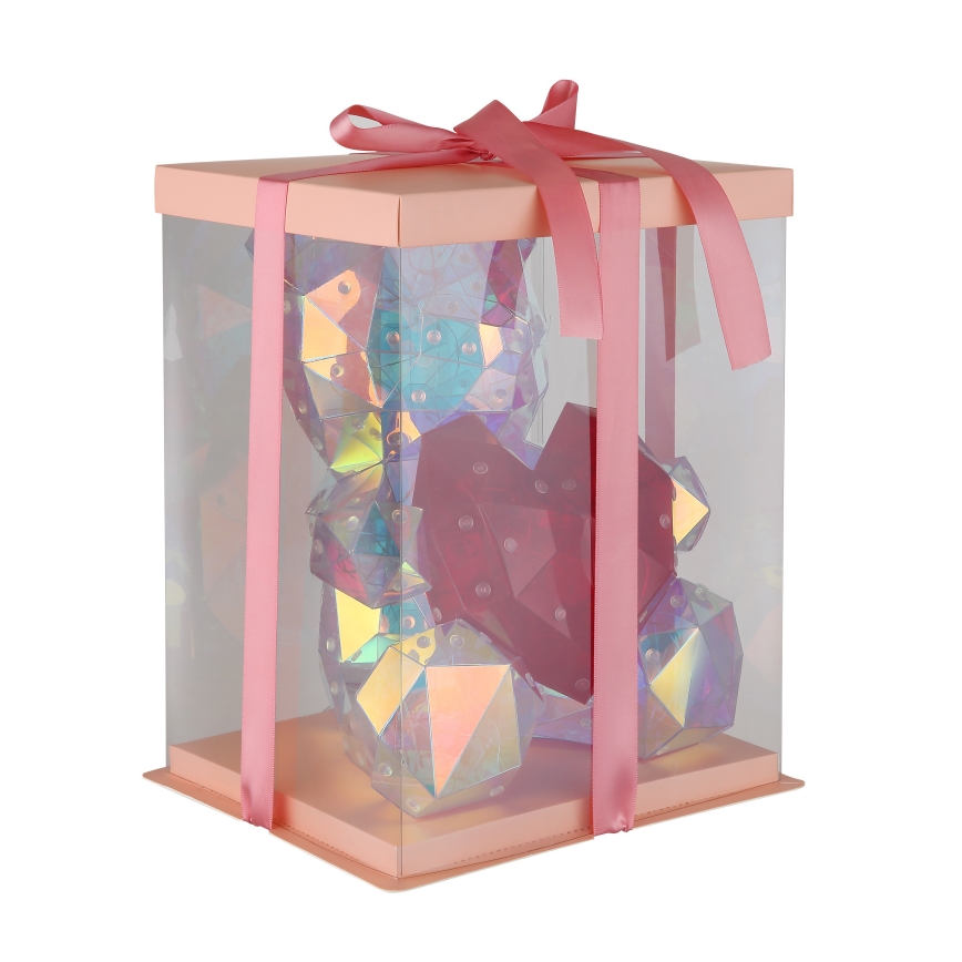 Globo - LED Tischdekoration in Geschenkverpackung LED/6W/5V USB Bär