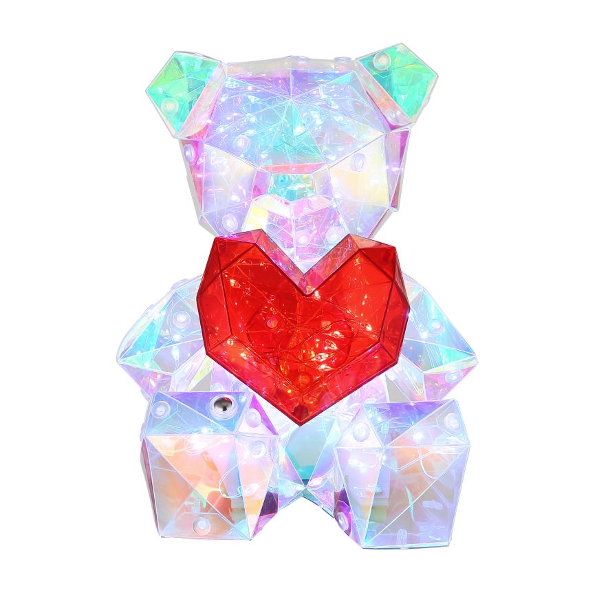 Globo - LED dimmbare wiederaufladbare Tischdekoration LED/3W/5V 1200 mAh Bär