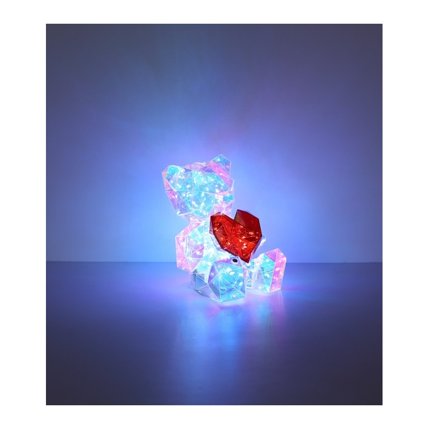 Globo - LED dimmbare wiederaufladbare Tischdekoration LED/3W/5V 1200 mAh Bär