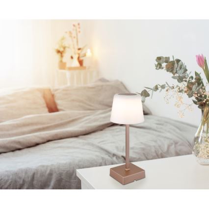 Globo - LED dimmbare Touch-Tischlampe LED/2W/5V 3000/4500/6500K 800 mAh beige