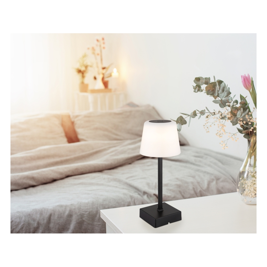 Globo - LED dimmbare Touch-Tischlampe LED/2W/5V 3000/4500/6500K 800 mAh schwarz