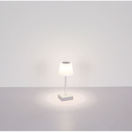 Globo - LED dimmbare Touch-Tischlampe LED/2W/5V 3000/4500/6500K 800 mAh silber