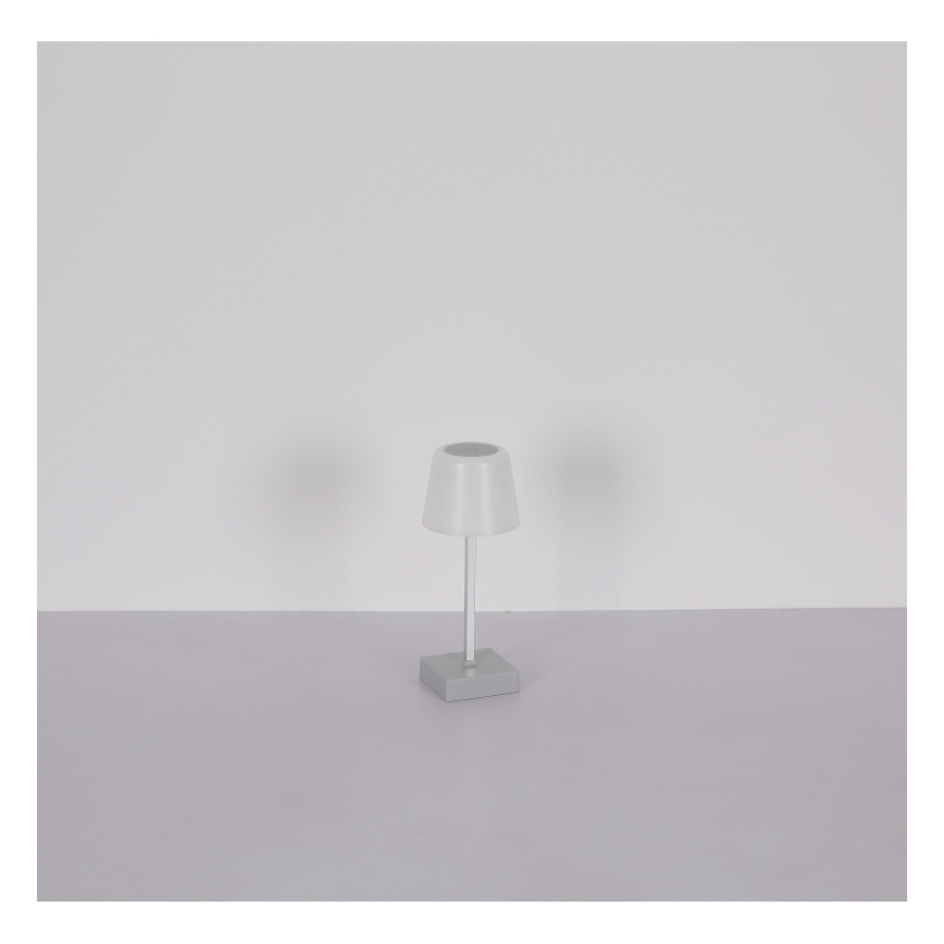 Globo - LED dimmbare Touch-Tischlampe LED/2W/5V 3000/4500/6500K 800 mAh silber