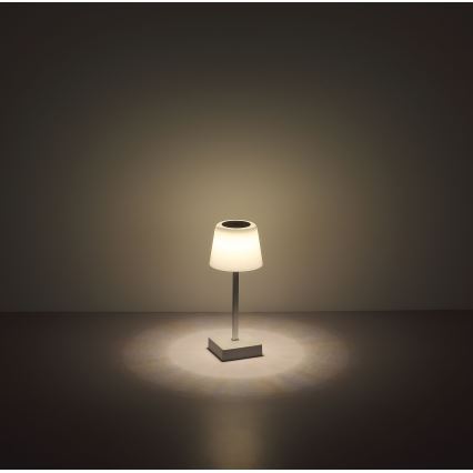 Globo - LED dimmbare Touch-Tischlampe LED/2W/5V 3000/4500/6500K 800 mAh weiß