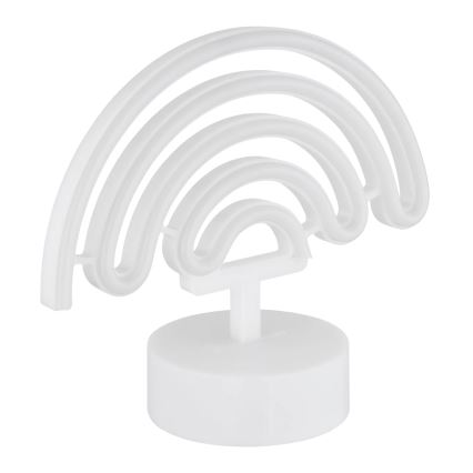 Globo - LED Neon Tischdekoration LED/2W/3xAA Regenbogen