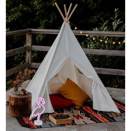 Globo - LED Neon Tischdekoration LED/2W/3xAA Flamingo