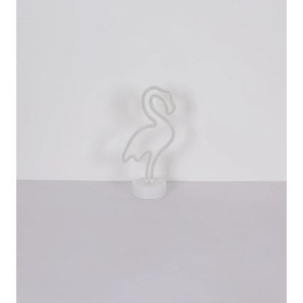 Globo - LED Neon Tischdekoration LED/2W/3xAA Flamingo