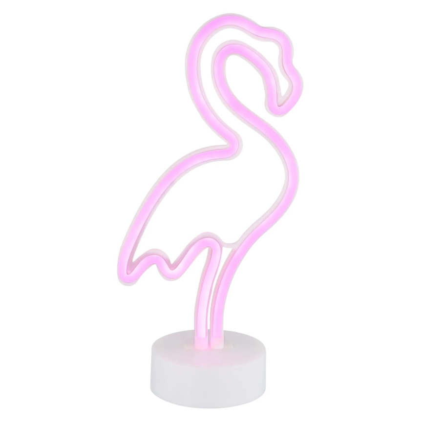 Globo - LED Neon Tischdekoration LED/2W/3xAA Flamingo
