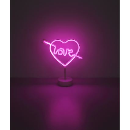 Globo - LED Neon Tischdekoration LED/2W/3xAA Herz