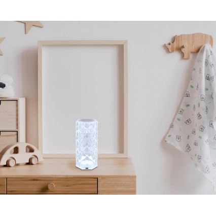 Globo - LED RGB wiederaufladbare Touch-Tischlampe LED/0,6W/3,7V 500mAh