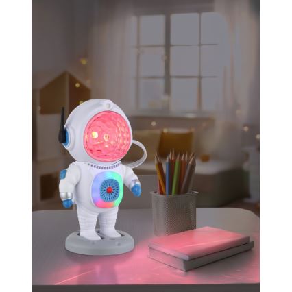 Globo - LED RGB Tischlampe LED/6W/5V Astronaut Weiß