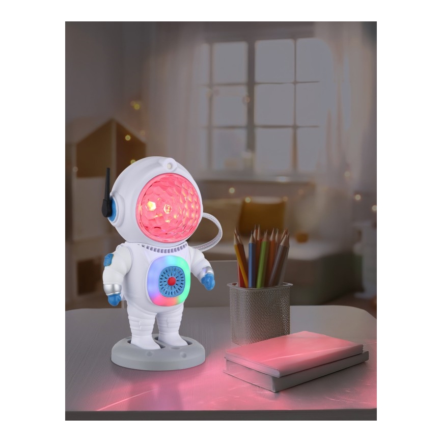 Globo - LED RGB Tischlampe LED/6W/5V Astronaut Weiß