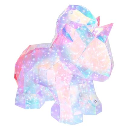 Globo - LED-dimmbare, wiederaufladbare Tischdekoration LED/4W/5V 1800 mAh Einhorn