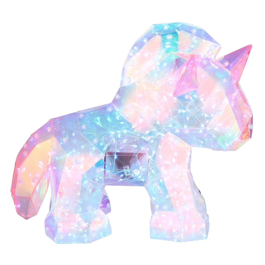Globo - LED-dimmbare, wiederaufladbare Tischdekoration LED/4W/5V 1800 mAh Einhorn