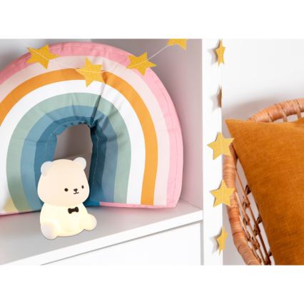 Globo - LED RGBW dimmbares, wiederaufladbares Kinder-Nachtlicht LED/1W/5V 1200 mAh Bär