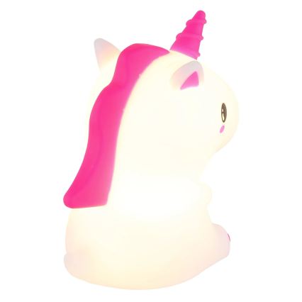 Globo - LED RGBW, dimmbares, wiederaufladbares Kinder-Nachtlicht, LED/1,5W/5V, 1200 mAh, Einhorn