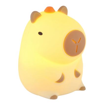 Globo - LED RGBW dimmbares wiederaufladbares Kinder-Nachtlicht LED/1,5W/5V 1200 mAh Capybara