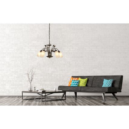 Globo - Hängeleuchte an Kette 5xE14/40W/230V