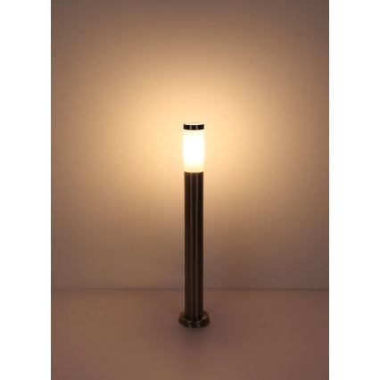 Globo - Außenleuchte 1xE27/23W/230V IP44 80 cm glänzendes Chrom