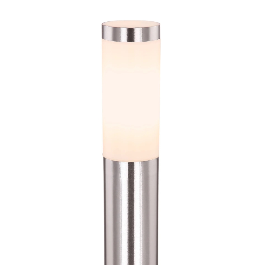 Globo - Außenleuchte 1xE27/23W/230V IP44 80 cm glänzendes Chrom