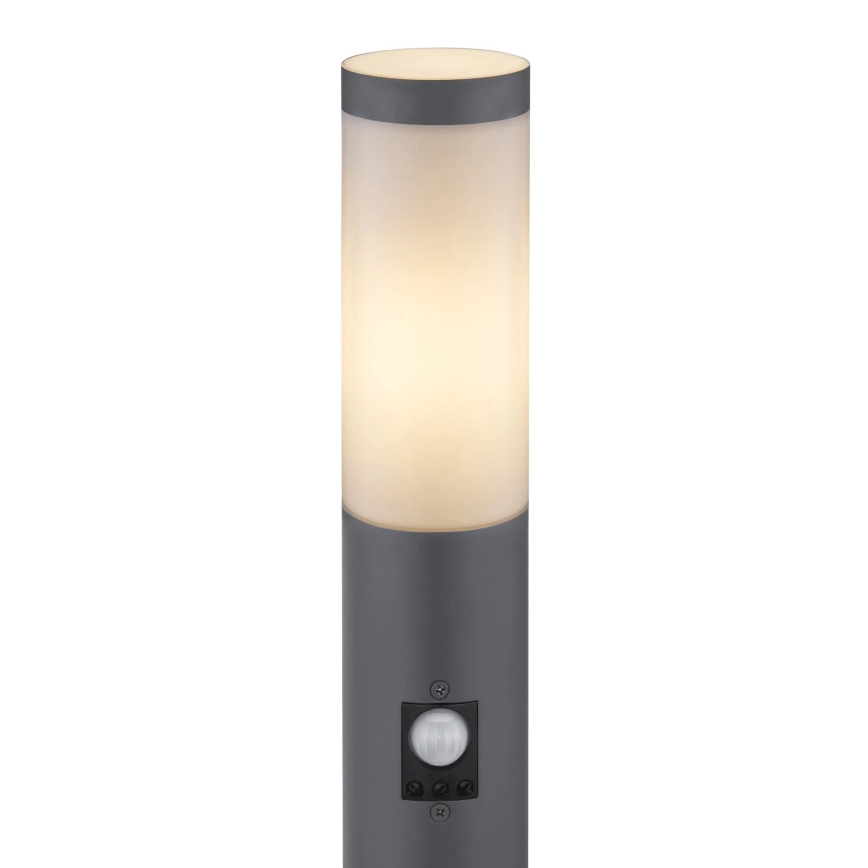 Globo - Auβenleuchte mit Sensor 1xE27/15W/230V IP44 80 cm anthrazit